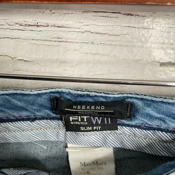 Weekend Maxmara  W11 slim fit size 2 straight leg - Picture 10 of 12